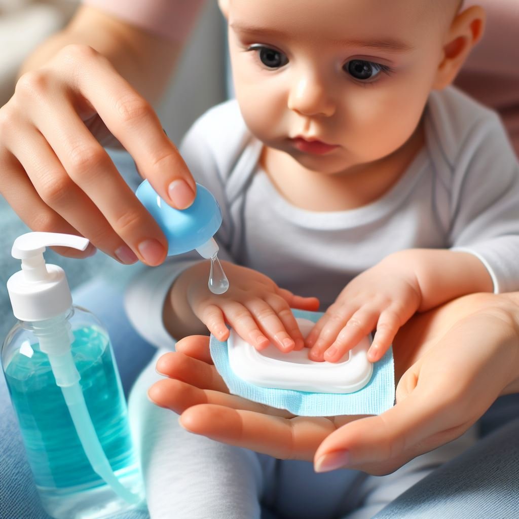 Use of Baby Wipes or Hand Sanitizer